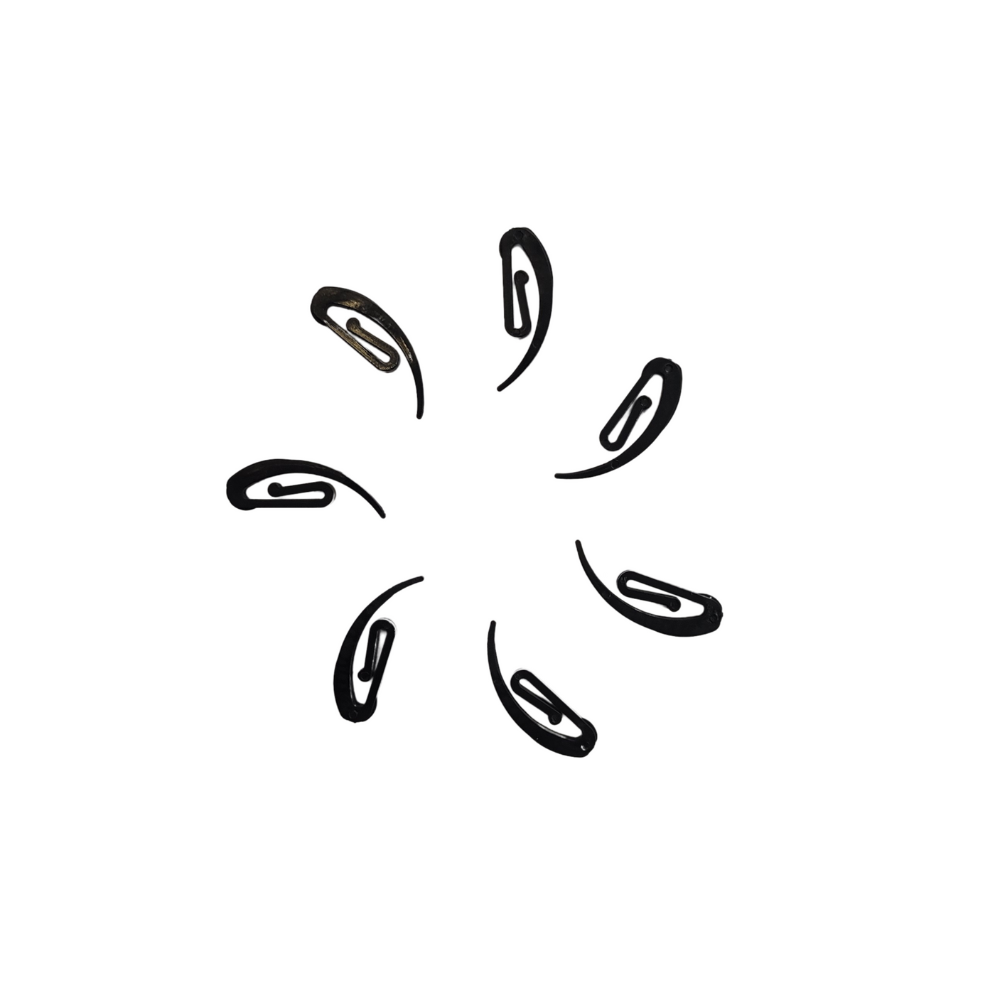 Wave Curtain Hooks – Black Plastic – for Wave/Ripple Fold System