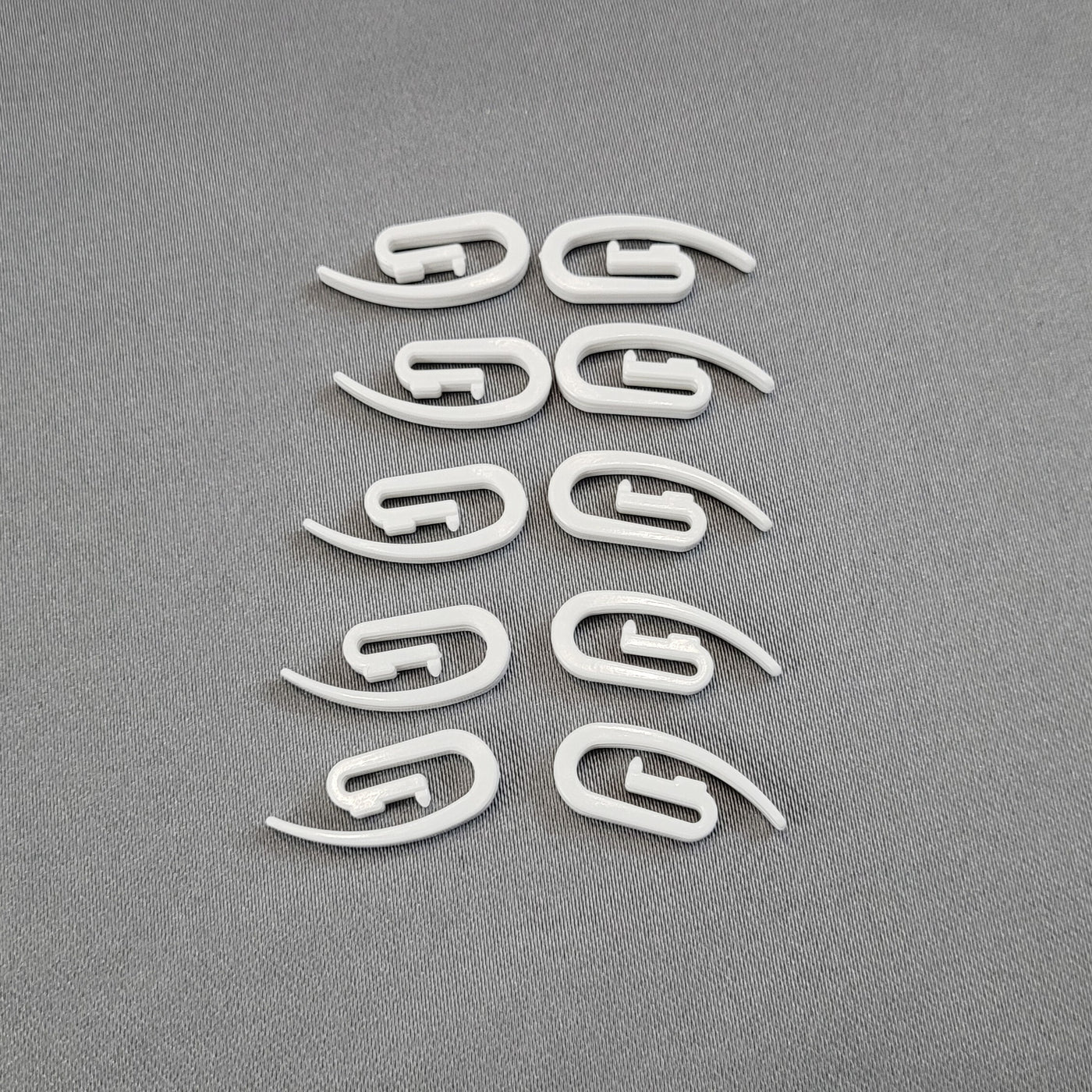 S-Wave Curtain Hooks White – Ripple Fold Curtain Hardware